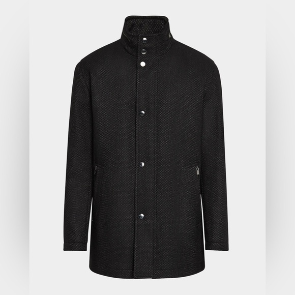 BOSS Coat - Men’s Camron Wool Coat, Black, 46R, New With Tags - Picture 1 of 8